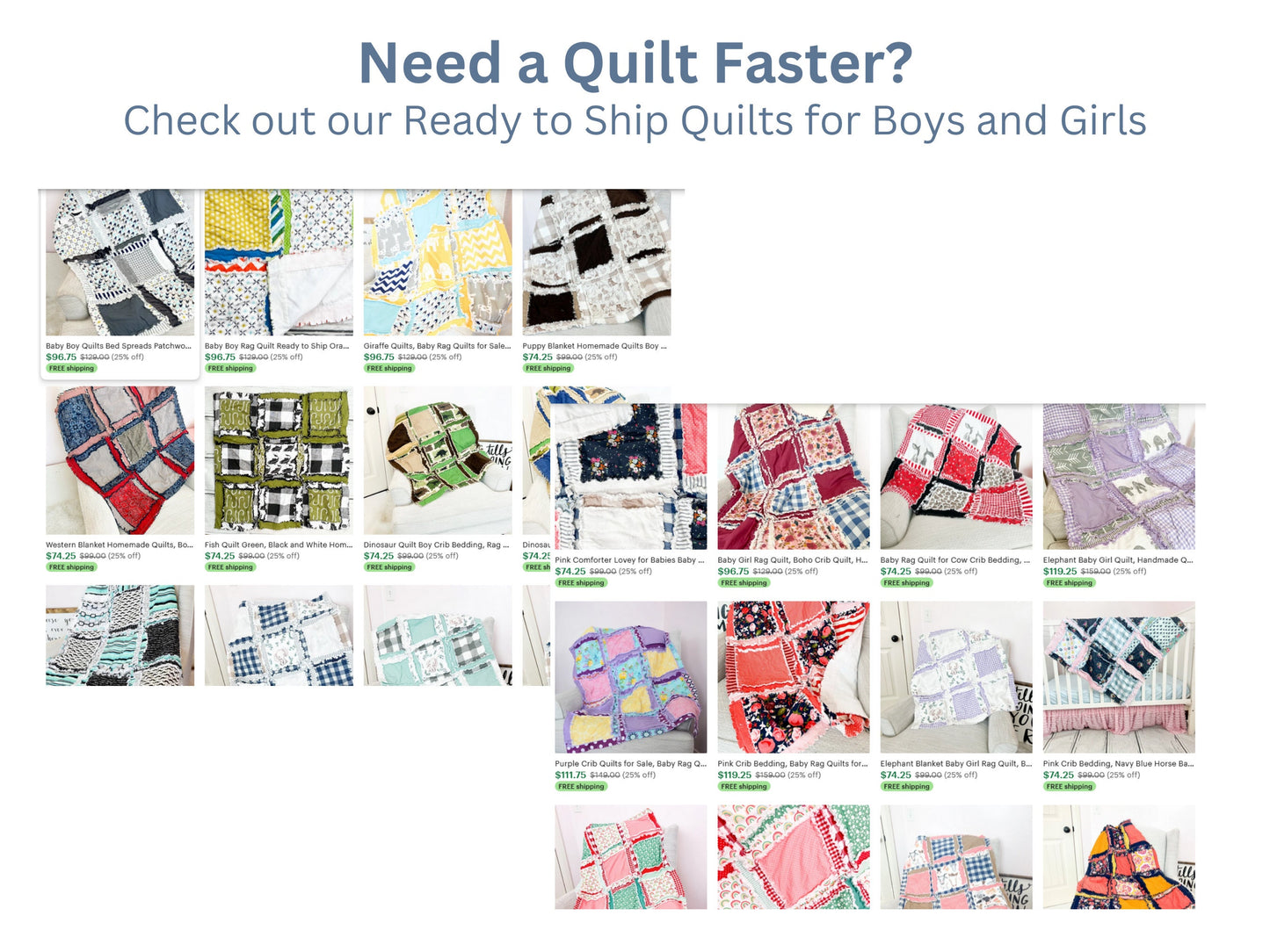 Baseball Sports Rag Quilt – Handmade Crib to Twin Size Bedding for Boys - A Vision to Remember