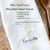 Massachusetts Map Decorative Hand Towel, State Hand Towel, State Love Massachusetts Decor Kitchen Travel Gift for Women