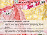 Flower Pink Crib Bedding Girl Baby Blanket, Baby Girl Rag Quilt, Homemade Quilts Baby Nursery Decor, Baby Girl
