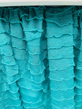Mint Green Ruffle Crib Skirt Baby Bedding, Baby Girl Crib Skirts, Teal Nursery Bedding for Baby Girls