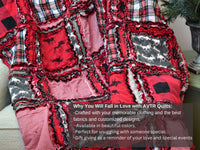 Custom T-shirt Quilt from Baby Clothes, Memory Blanket for Kids | Personalized Keepsake Quilt, Unique Gift