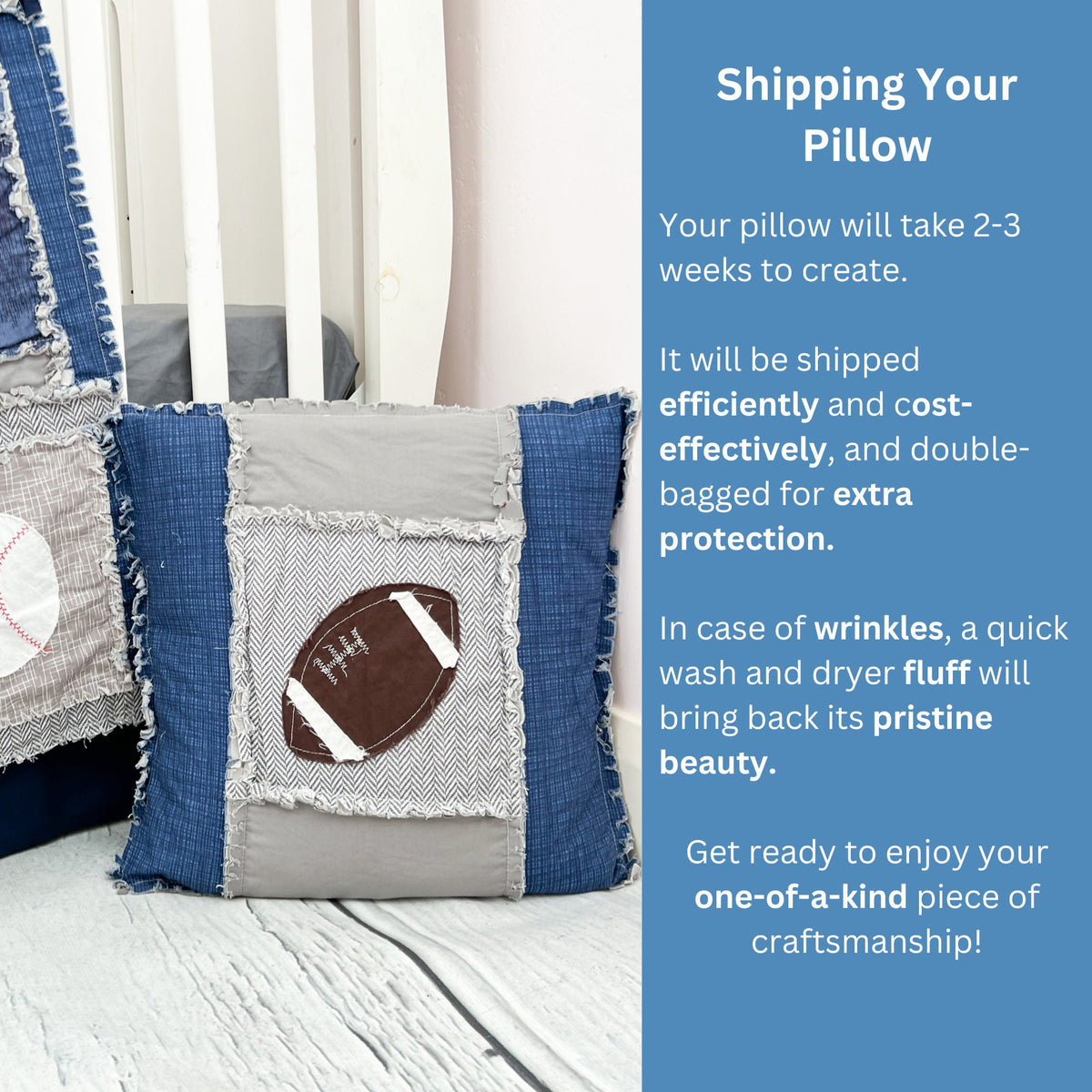 Sports Pillow Sham Bedroom Accessories, Coordinating Throw, Standard, Lumbar Pillow to AVTR Bedding - A Vision to Remember