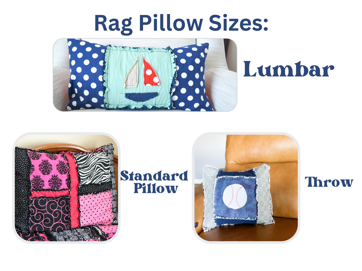 Sports Pillow Sham Bedroom Accessories, Coordinating Throw, Standard, Lumbar Pillow to AVTR Bedding - A Vision to Remember