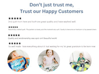 Custom T-shirt Quilt from Baby Clothes, Memory Blanket for Kids | Personalized Keepsake Quilt, Unique Gift