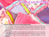 Handmade Quilts Teen Girl Room Decor, Toddler Bedding Girl Twin Bedspread, Queen Size Quilts