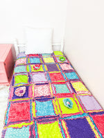 Handmade Quilts Teen Girl Room Decor, Toddler Bedding Girl Twin Bedspread, Queen Size Quilts