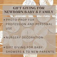 Basketball Wooden Monthly Milestone Cards, Sports Baby Milestone Cards, 3x3 inches Baby Shower Gift for Boys