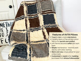 Baby Boy Rag Quilt, Handmade Quilts for Sale, Soft Flannel Boys Bedding, Tan and Neutral Baby Quilt, Heirloom-Quality Baby Bedding