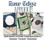 Football Baby Quilt | Navy Blue & Tan Rag Quilt | Baby Shower Gift | Crib Bedding | Handmade Nursery Blanket | Toddler Quilt Option - A Vision to Remember