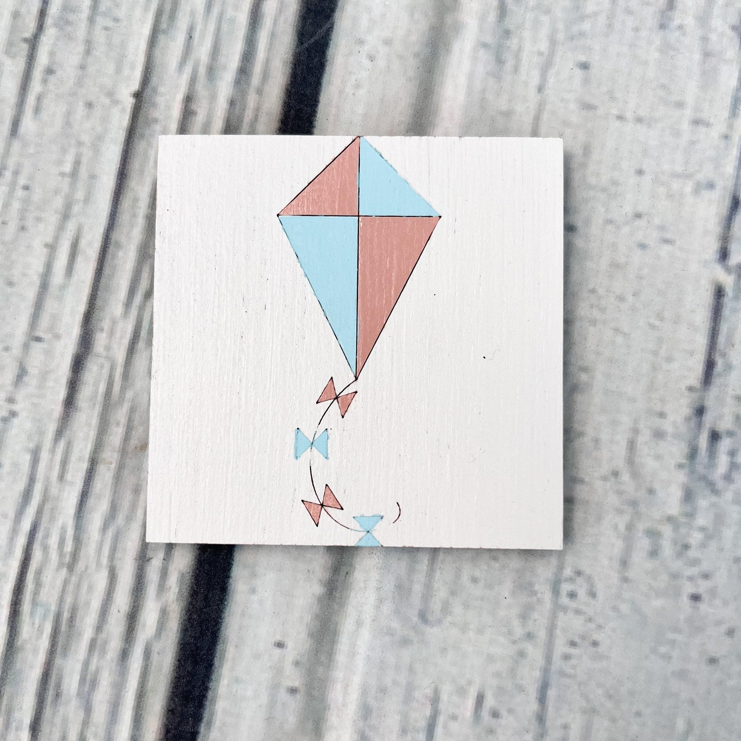 Kite Wooden Barn Quilt Block: Spring DIY Craft Kit - A Vision to Remember