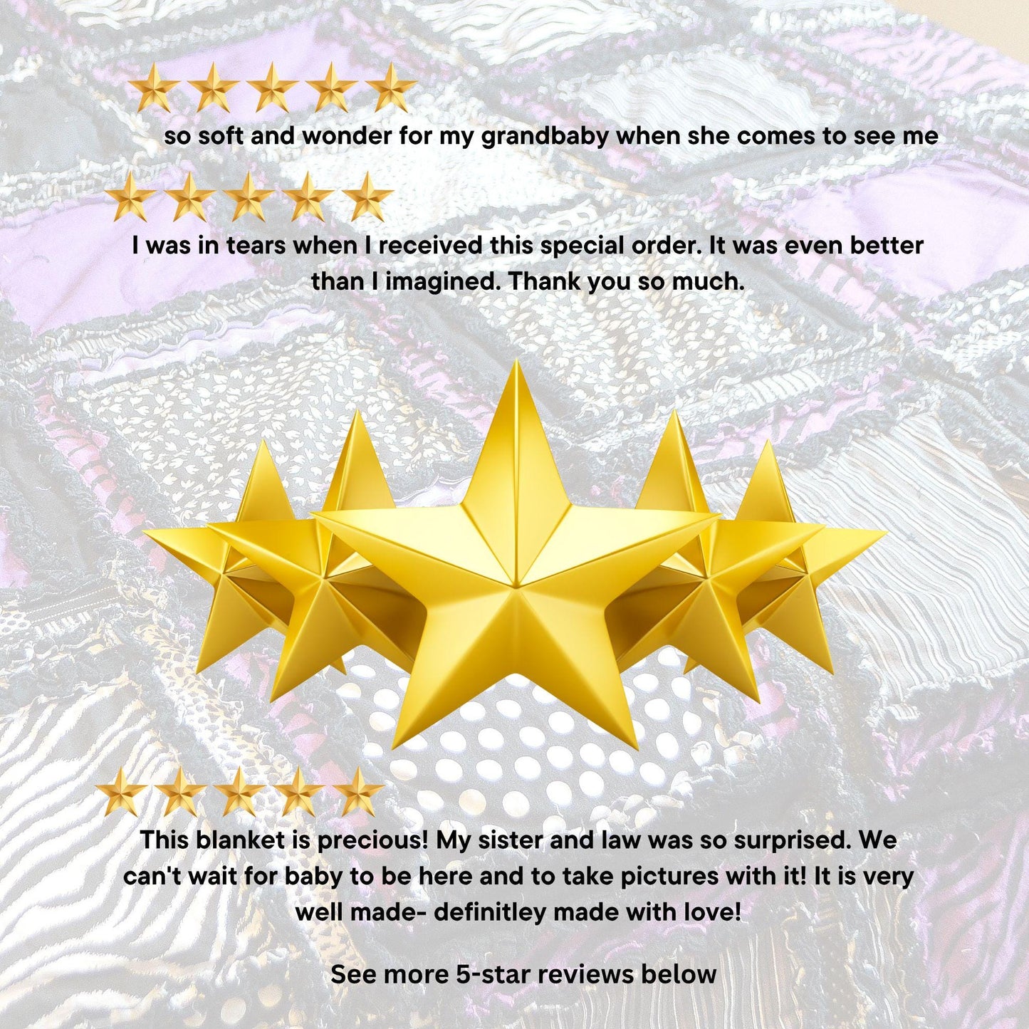 Dark Purple Rag Quilt | Black White Patchwork Quilt | Twin Size Rag Quilt | Zebra Bedroom Decor | Moody Punk Bedding Gift - A Vision to Remember