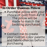 Rag Quilt Pillow Covers for Nursery, Bedroom, Christmas, Living Room Decor, Throw Pillows, Standard Pillow Sham for Home Decor - A Vision to Remember