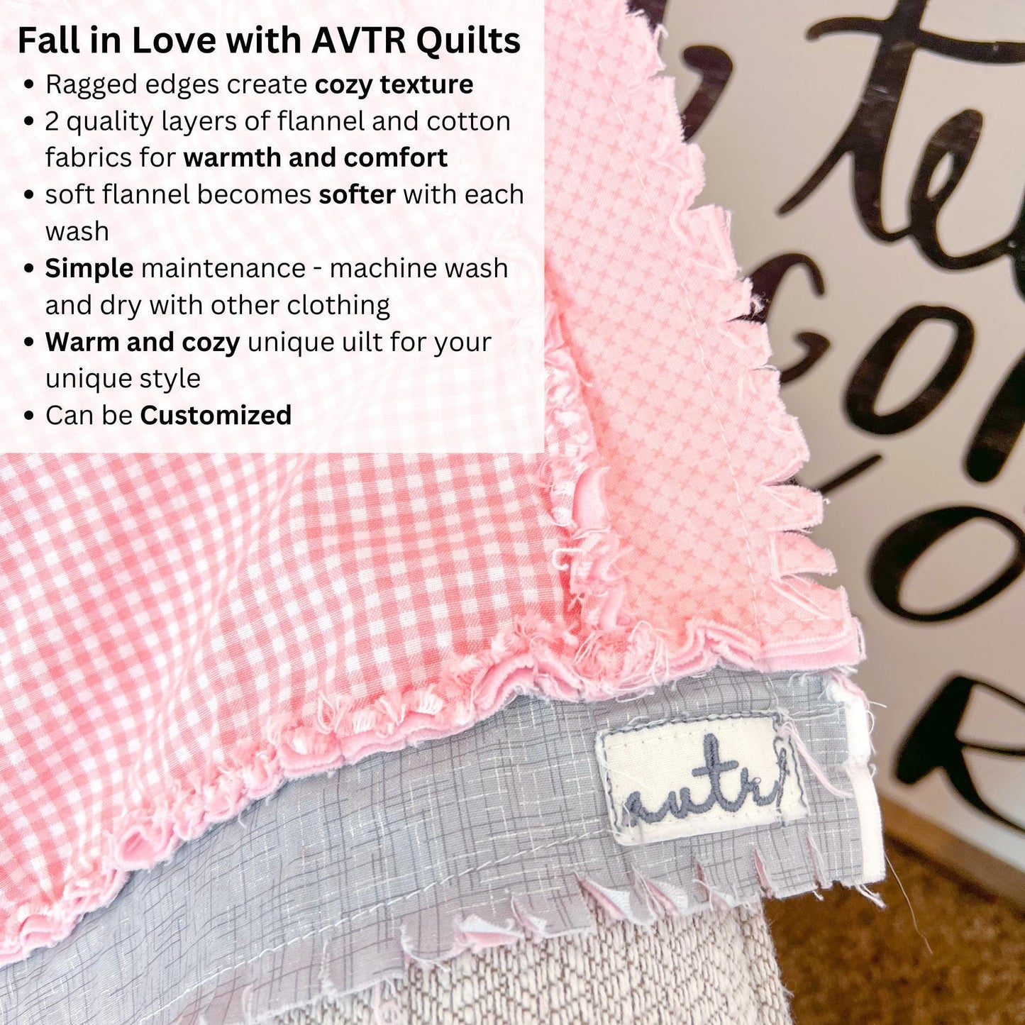 Baby Girl Rag Quilt and Toddler Bedding, Baby Girl Quilts, Pink Crib Bedding Handmade Quilts for Girls - A Vision to Remember