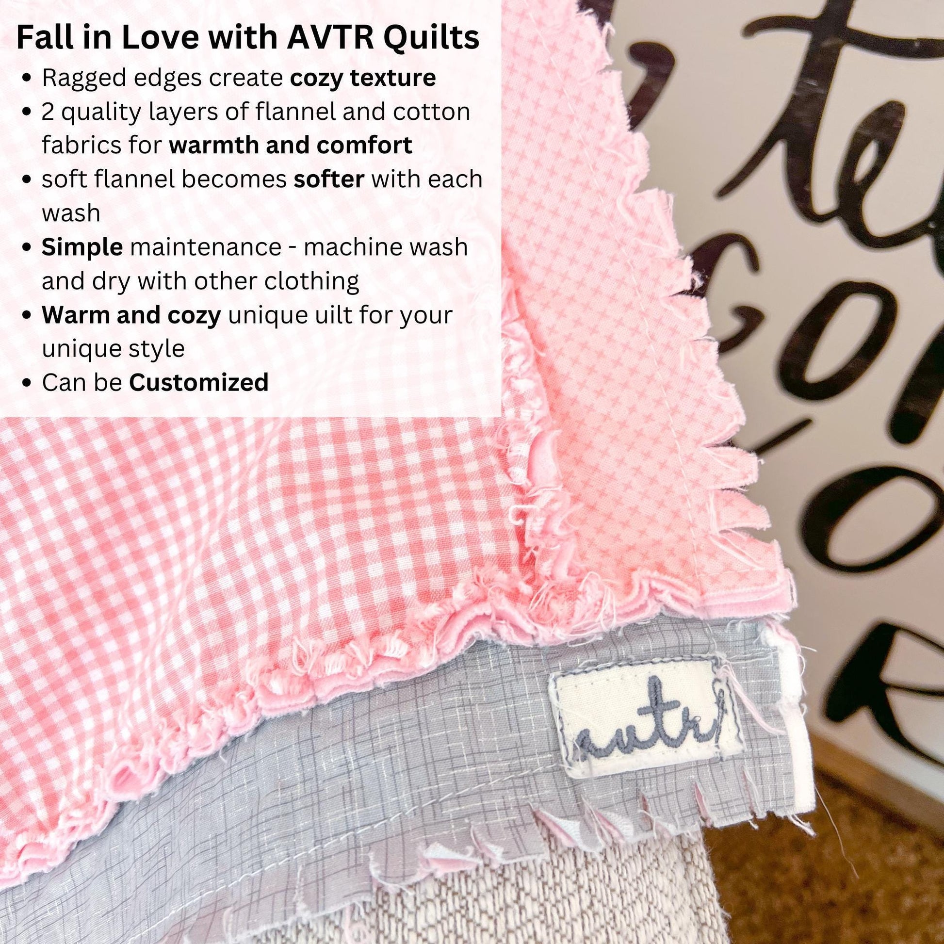 Baby Girl Rag Quilt and Toddler Bedding, Baby Girl Quilts, Pink Crib Bedding Handmade Quilts for Girls - A Vision to Remember