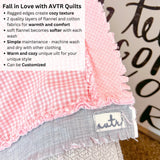 Baby Girl Rag Quilt and Toddler Bedding, Baby Girl Quilts, Pink Crib Bedding Handmade Quilts for Girls - A Vision to Remember