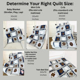 Sports Baby Blanket | Baseball Football Basketball Rag Quilt | Boy Crib Bedding | Toddler & Twin Sizes | Athletic Nursery Gift - A Vision to Remember