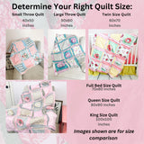 Cowgirl Quilt Western Girl Nursery | Mauve Pink & Brown Buckaroo Blanket | Floral Patchwork Bedding Gift Idea - A Vision to Remember