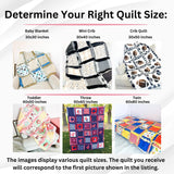 Memory Tshirt Rag Quilt Sale | Cherished Baby Christmas Holiday Present | Jeans / Shirt / Pajamas Memory Blanket | Custom First Year Gifts