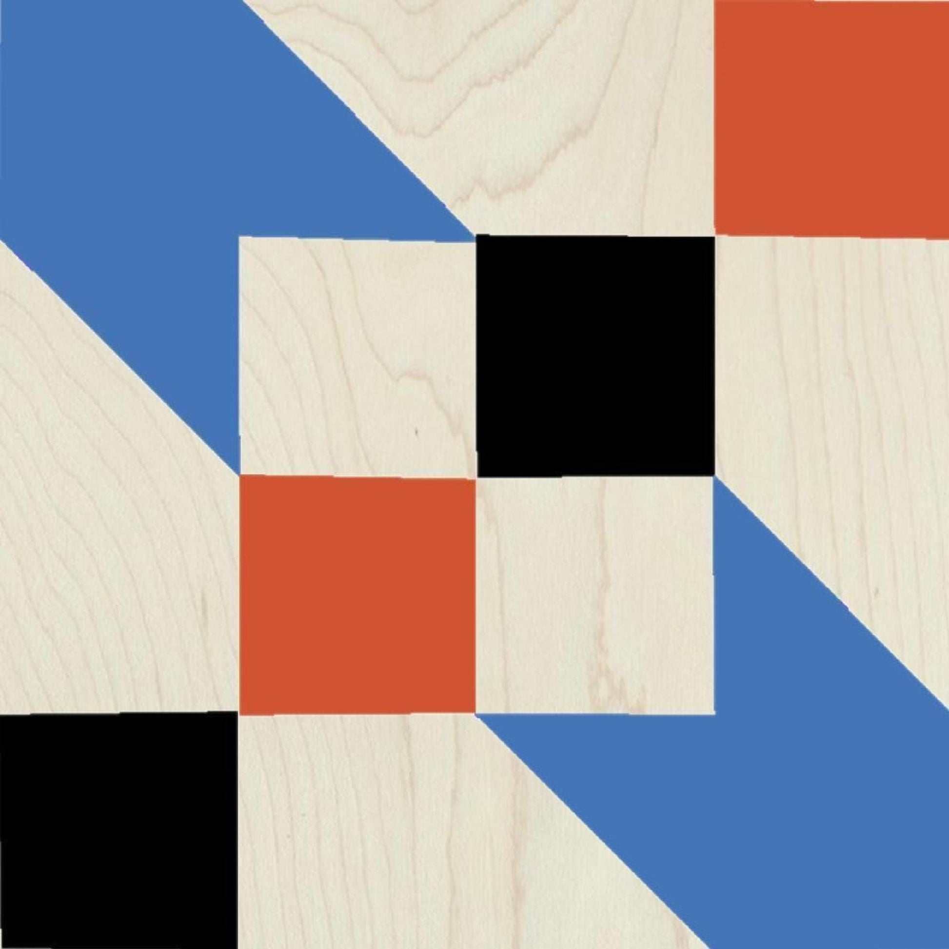Barn Quilt Art Block Craft Kit: Road to Oklahoma Wooden Unfinished Panel | Barn Quilt Sign |  DIY Barn Quilt Art | Quilted Wood Blocks - A Vision to Remember