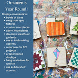 Barn Quilt Ornaments: Pick 4 Mini DIY Craft Kit | Pick Your Own Set Mix & Match | 3" Hang Tag Gift Set DIY