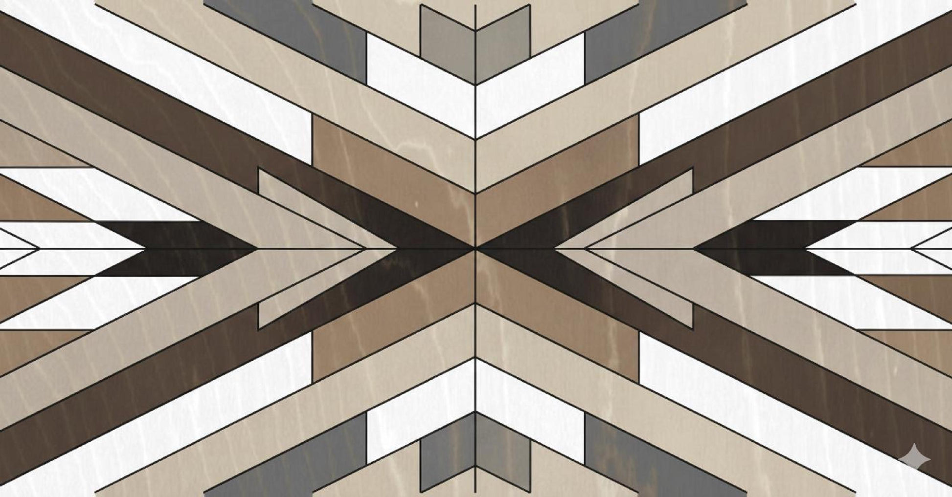 Aztec Barn Quilt Block: Rectangle DIY Kit | Wooden Mosaic Sign Kit | Unfinished DIY Quilt Wood Paintable Wall Art - A Vision to Remember
