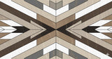 Aztec Barn Quilt Block: Rectangle DIY Kit | Wooden Mosaic Sign Kit | Unfinished DIY Quilt Wood Paintable Wall Art