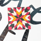 Large Wooden Star Barn Quilt Block: DIY Craft Kit | Barn Art Project DIY Wood Door Hanger | Group Painting Kit