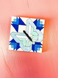 Butterfly Barn Quilt Block: Ready to Paint Craft Kit |  DIY Barn Quilt Art | Quilted Wood Blocks | Paint Your Quilt