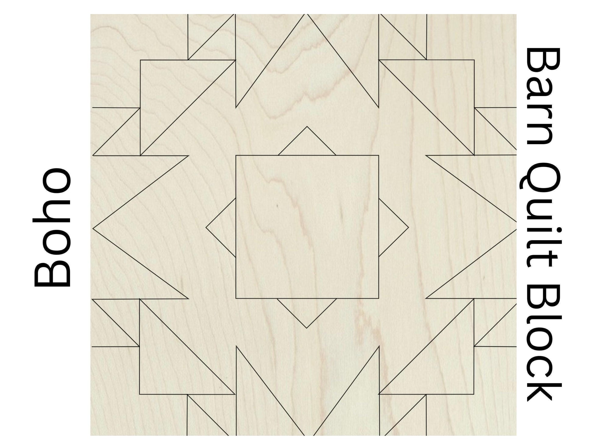 Boho Barn Quilt Wooden Paintable Crafts: Unfinished DIY Kit | Make & Takes Sip n Mingle Womens Party's |  DIY Barn Quilt Art | Quilted Wood - A Vision to Remember