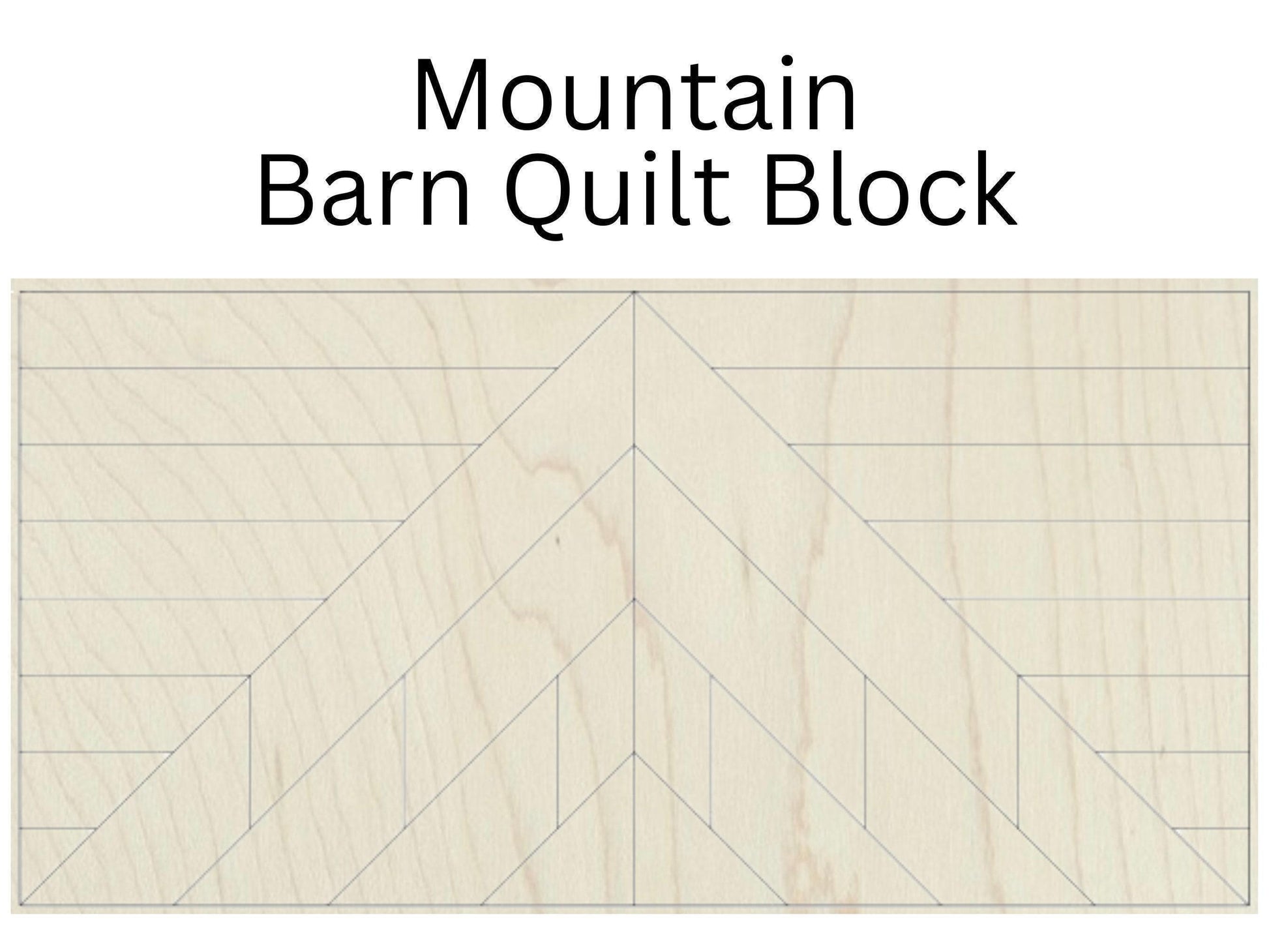 Mountain Art Wooden Wall Art: Unfinished DIY Craft Kit | Group Painting Kit | 1 Peak | Paint Your Mountains - A Vision to Remember