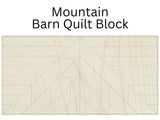 Mountain Art Wooden Wall Art: Unfinished DIY Craft Kit | Group Painting Kit | 1 Peak | Paint Your Mountains
