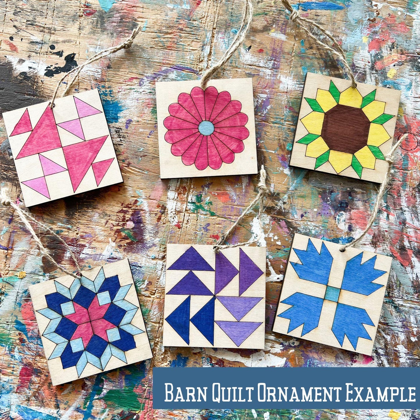 Kite Wooden Barn Quilt Block: Spring DIY Craft Kit - A Vision to Remember