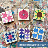 Kite Wooden Barn Quilt Block: Spring DIY Craft Kit