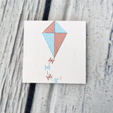 Kite Wooden Barn Quilt Block: Unfinished DIY Craft Kit