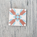 Tulip Barn Quilt Kit: Wooden DIY Craft for Adults | Floral Wood Quilting Patterns to Paint | Paintable Unfinished Wall Art Crafts