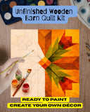 Barn Quilt Kit DIY | Thistle Rose Quilt Block Craft | Paint Your Own Quilt | Wood Quilt Block Craft Kit Adults