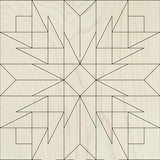 Barn Quilt Kit DIY | Thistle Rose Quilt Block Craft | Paint Your Own Quilt | Wood Quilt Block Craft Kit Adults