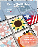 Barn Quilt Board Group Painting Kit | DIY Barn Block Creative Date Night | DIY Barn Quilt Painting Wood Unfinished Sign