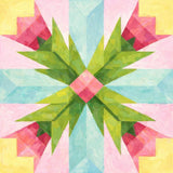 Barn Quilt Kit DIY | Thistle Rose Pattern | Paint Your Own Quilt | Wood Quilt Block Craft Kit Adults