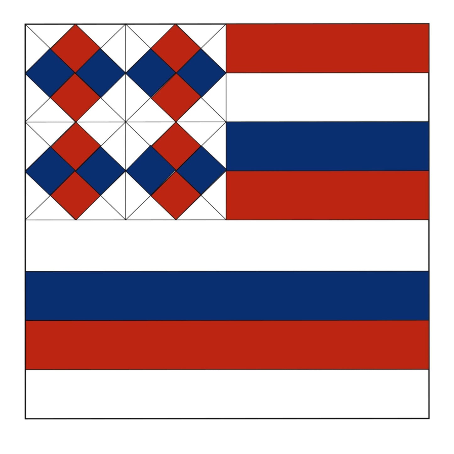 Hourglass Flag Barn Quilt Designs | Wooden Quilting Sign DIY Kit for Women | Unfinished Paint Project | Independence Day American Flags - A Vision to Remember