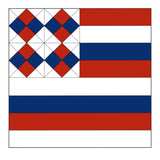 Hourglass Flag Barn Quilt Designs | Wooden Quilting Sign DIY Kit for Women | Unfinished Paint Project | Independence Day American Flags