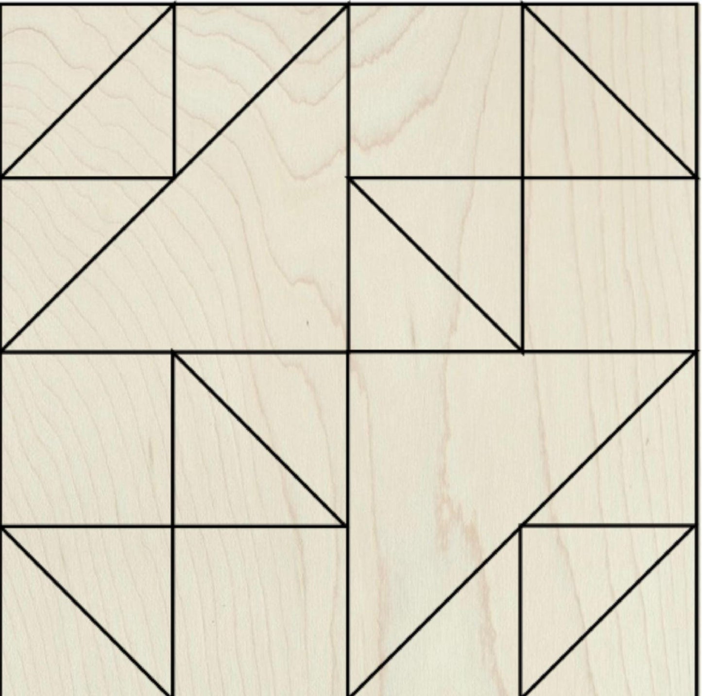 Barn Quilt Kit DIY | Old Maid Woven Basket Pattern | Paintable Wood Quilt Block | Craft Kit for Adults | Unfinished Barn Quilt Wall Art - A Vision to Remember