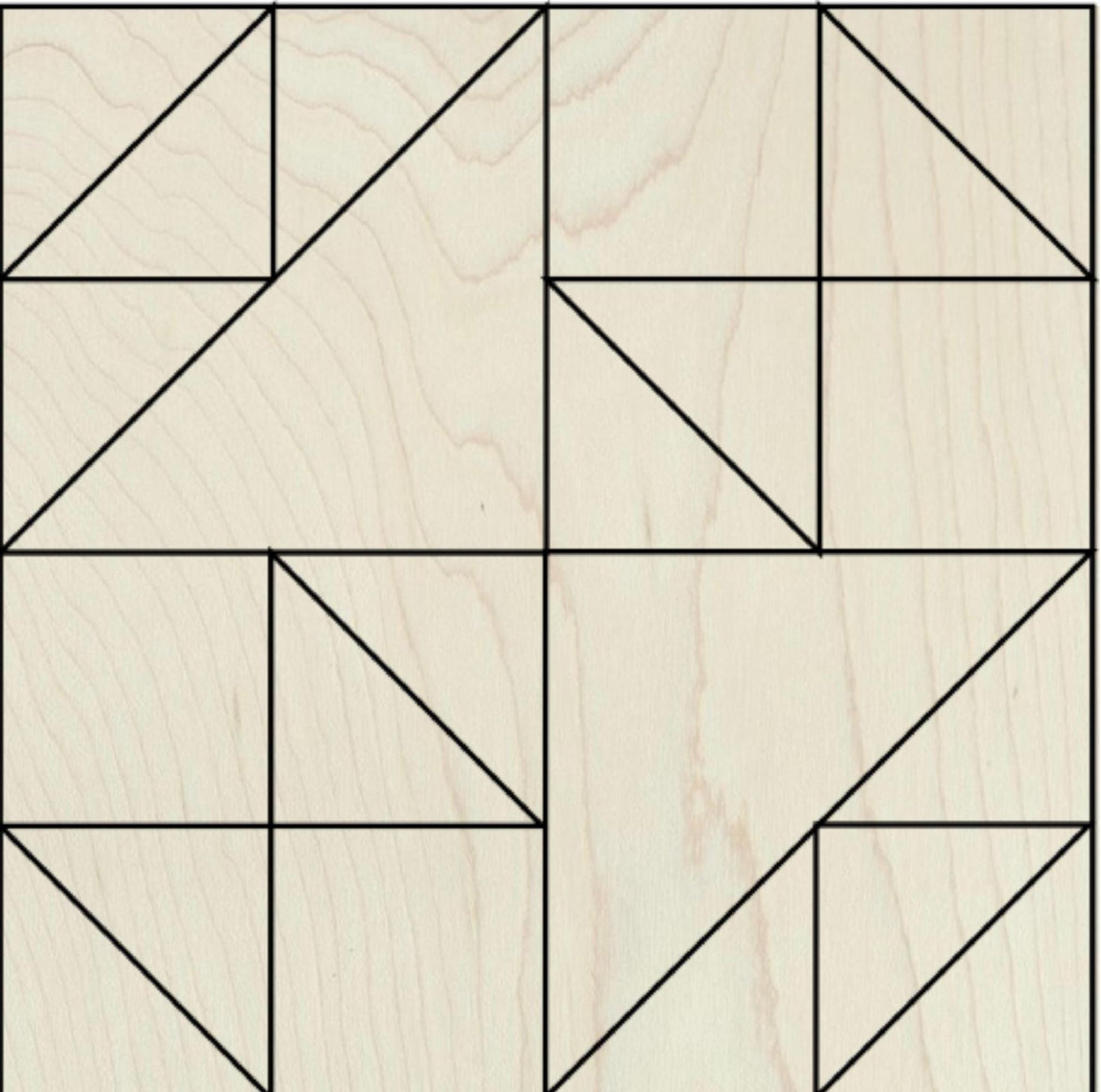 Barn Quilt Kit DIY | Old Maid Woven Basket Pattern | Paintable Wood Quilt Block | Craft Kit for Adults | Unfinished Barn Quilt Wall Art - A Vision to Remember