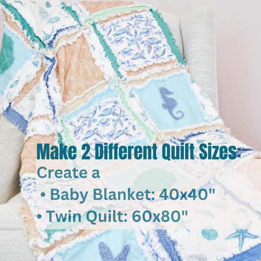 Ocean Rag Quilt Pattern - A Vision to Remember