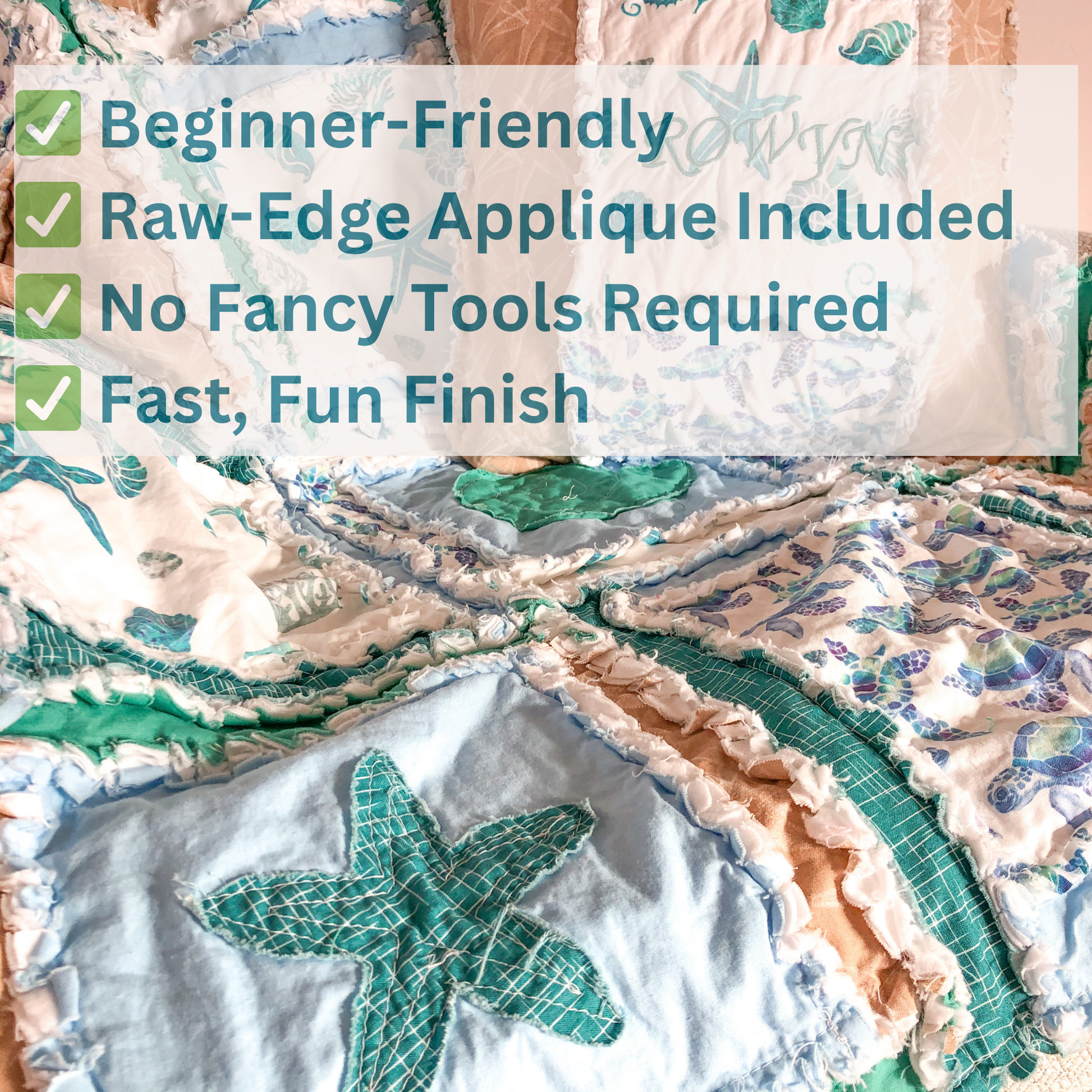 Ocean Rag Quilt Pattern - A Vision to Remember