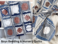 Sports Themed Crib Bedding for Boys | Basketballs, Baseballs, and Footballs - A Vision to Remember