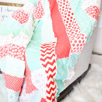 Split Strips Rag Quilt Pattern - A Vision to Remember