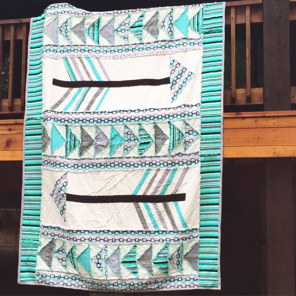 Arrow Quilt Pattern, Twin Size Quilt - A Vision to Remember