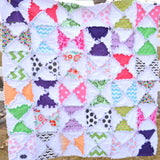 Hourglass Rag Quilt Pattern for Baby - A Vision to Remember