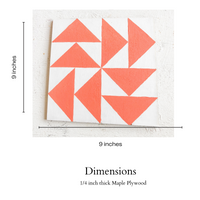 DIY Barn Quilt, Many Wooden Quilt Blocks Available - A Vision to Remember